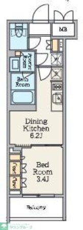 クレストコート池上六丁目の物件間取画像